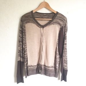 Chan Luu Carmel Brown Viscose Cardigan L